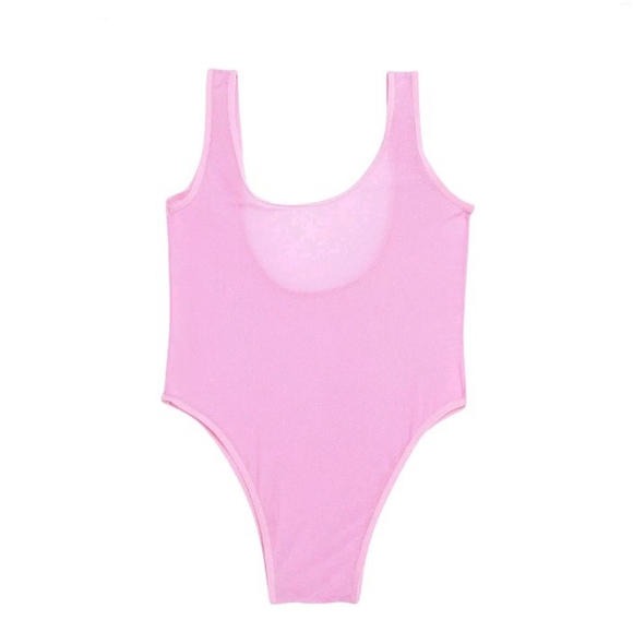 🆕 Women High Cut Bodysuit Leotard Purple Pink Red One Size - Picture 12 of 16